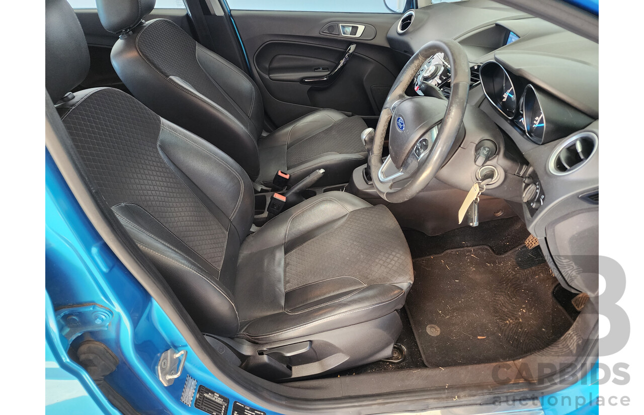 12/2013 Ford Fiesta Zetec WT 5d Hatchback Blue 1.6L