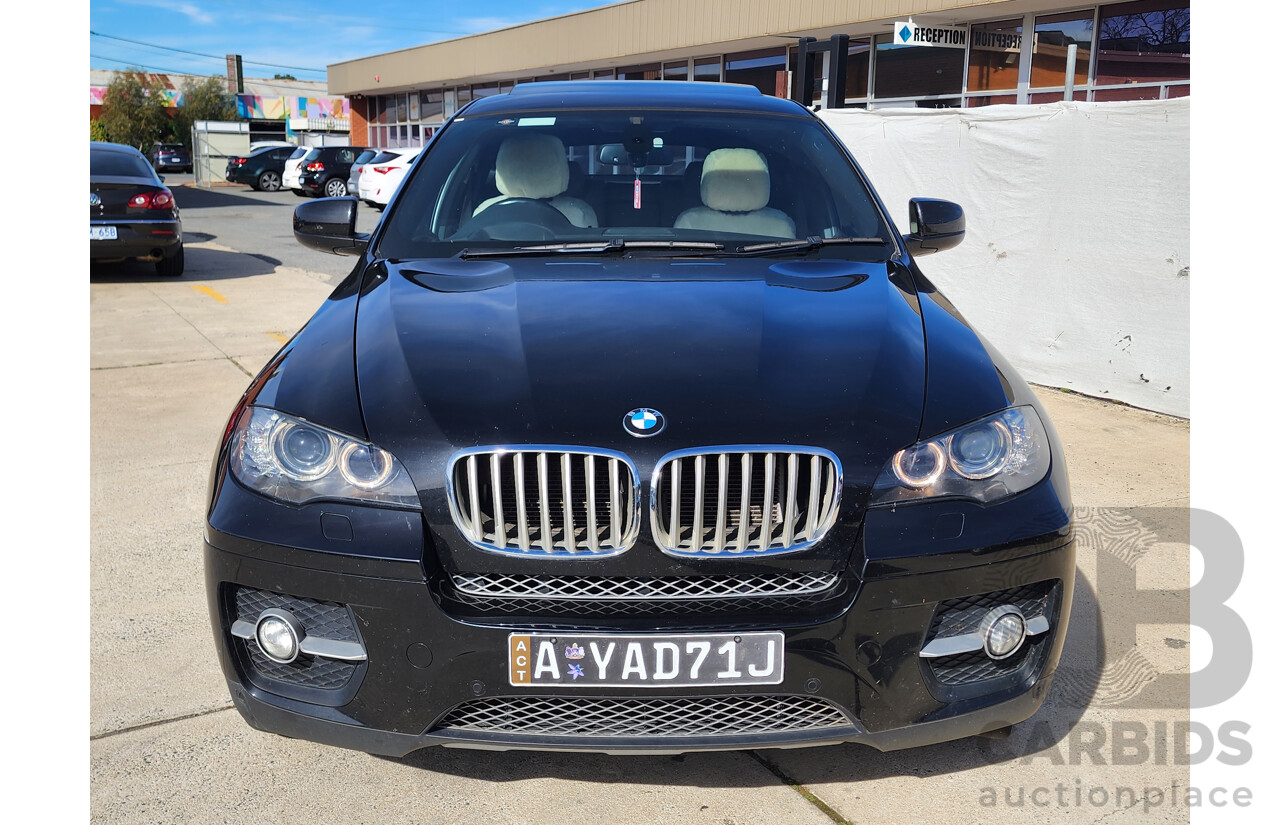 11/2010 Bmw X6 Xdrive 40d E71 MY11 4d Coupe Black 3.0L