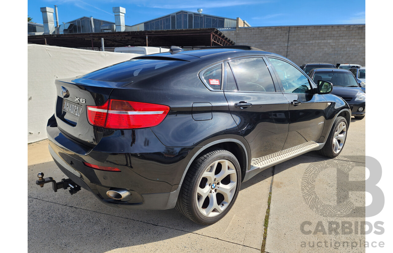 11/2010 Bmw X6 Xdrive 40d E71 MY11 4d Coupe Black 3.0L