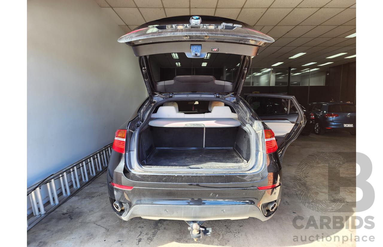 11/2010 Bmw X6 Xdrive 40d E71 MY11 4d Coupe Black 3.0L