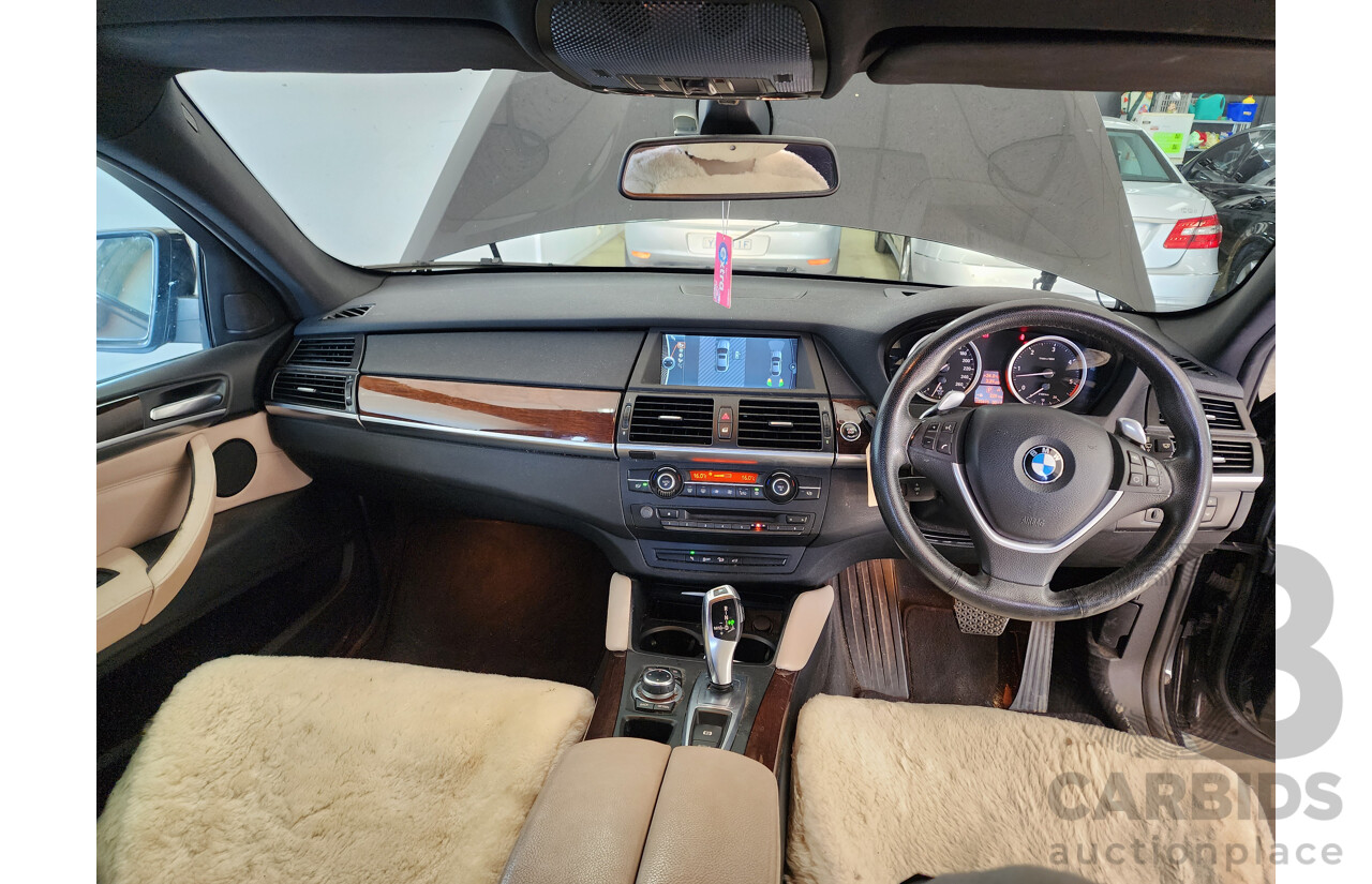 11/2010 Bmw X6 Xdrive 40d E71 MY11 4d Coupe Black 3.0L