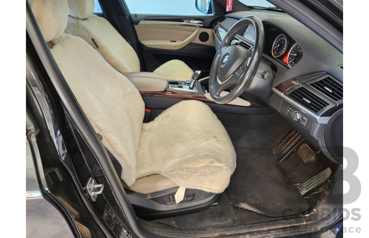 11/2010 Bmw X6 Xdrive 40d E71 MY11 4d Coupe Black 3.0L