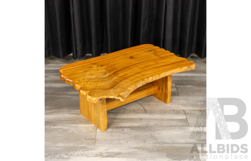 Natural Finished Timber Coffee Table by the Slab Factory, Mullumbimby