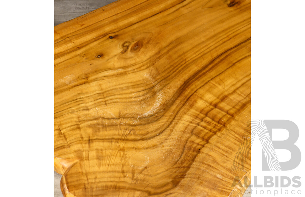 Natural Finished Timber Coffee Table by the Slab Factory, Mullumbimby