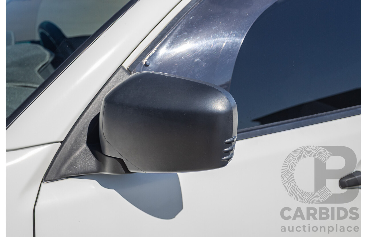 04/2015 Mitsubishi Triton GLX (4x4) MY15 Double Cab Utility White Turbo Diesel 2.5L