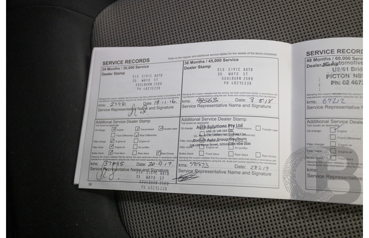 04/2015 Mitsubishi Triton GLX (4x4) MY15 Double Cab Utility White Turbo Diesel 2.5L