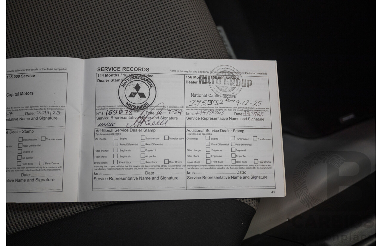 04/2015 Mitsubishi Triton GLX (4x4) MY15 Double Cab Utility White Turbo Diesel 2.5L