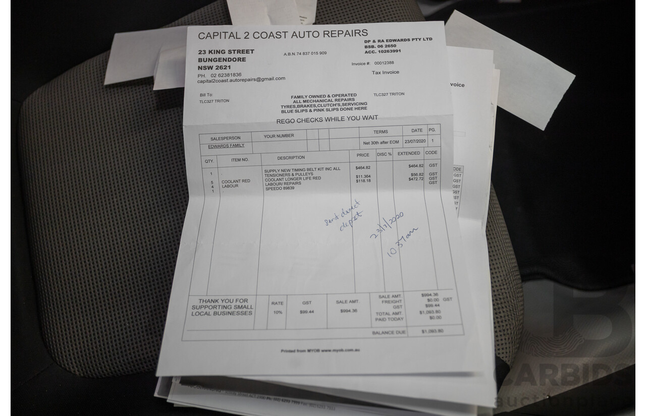 04/2015 Mitsubishi Triton GLX (4x4) MY15 Double Cab Utility White Turbo Diesel 2.5L