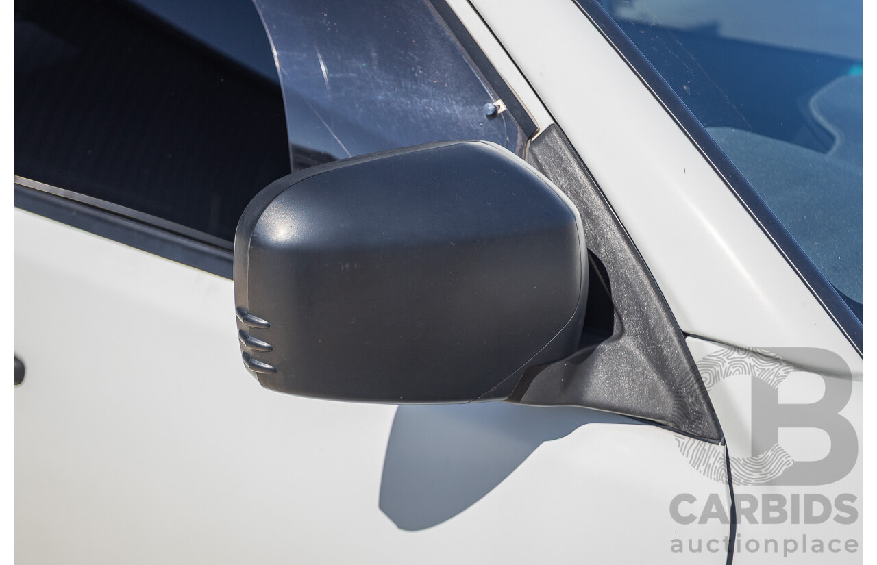 04/2015 Mitsubishi Triton GLX (4x4) MY15 Double Cab Utility White Turbo Diesel 2.5L