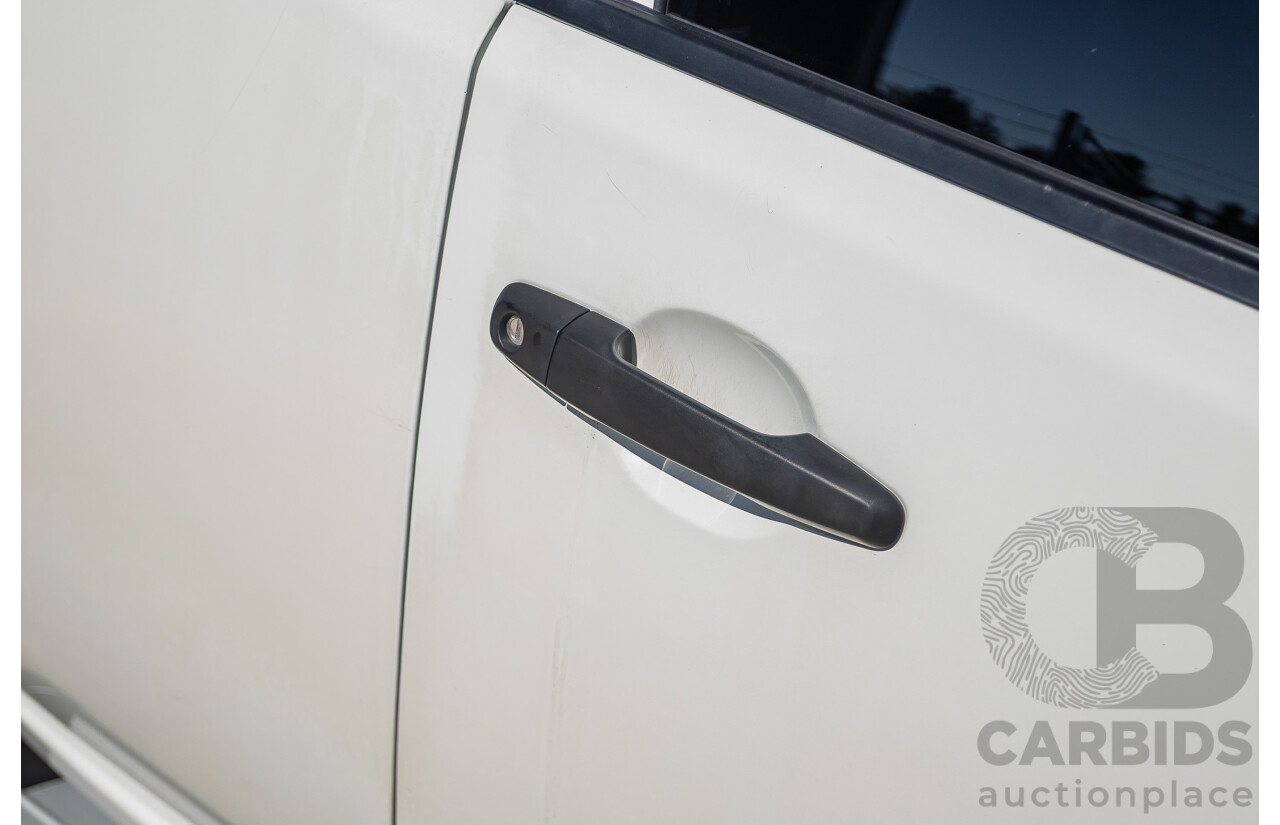 04/2015 Mitsubishi Triton GLX (4x4) MY15 Double Cab Utility White Turbo Diesel 2.5L