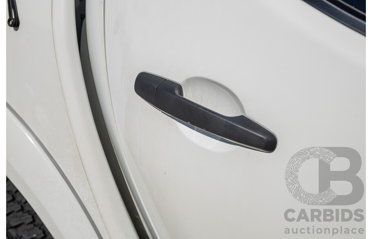 04/2015 Mitsubishi Triton GLX (4x4) MY15 Double Cab Utility White Turbo Diesel 2.5L