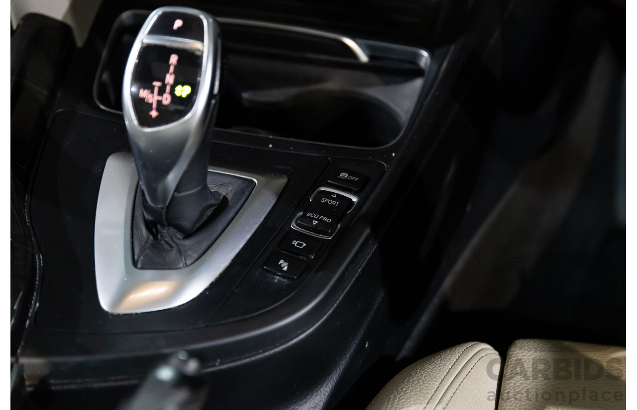 06/2016 BMW 320d M Sport (RWD) F30 LCI 4d Sedan Black Sapphire Metallic Turbo Diesel 2.0L