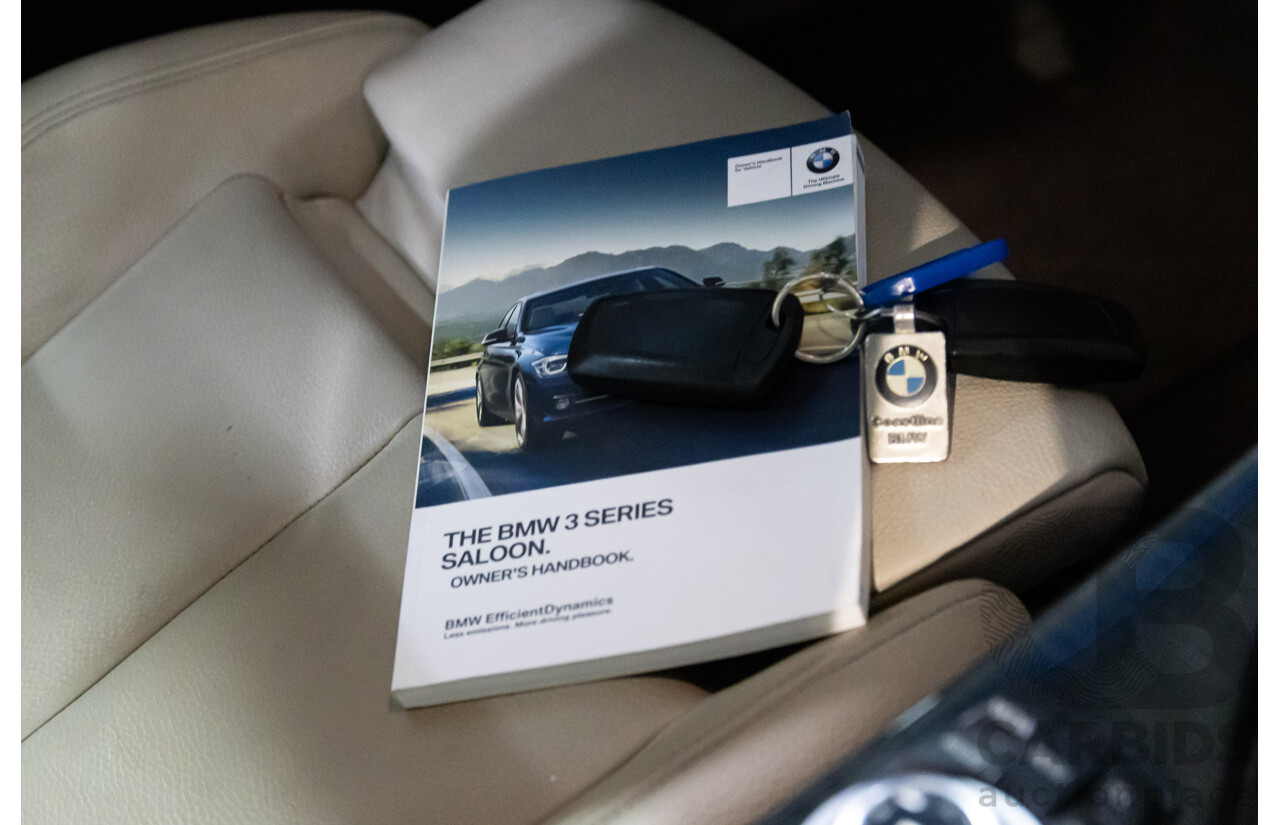 06/2016 BMW 320d M Sport (RWD) F30 LCI 4d Sedan Black Sapphire Metallic Turbo Diesel 2.0L