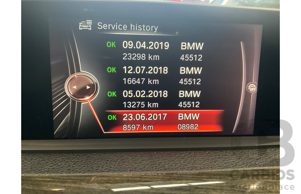 06/2016 BMW 320d M Sport (RWD) F30 LCI 4d Sedan Black Sapphire Metallic Turbo Diesel 2.0L