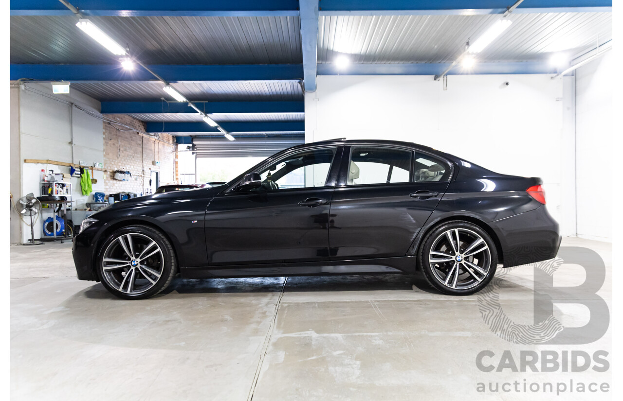 06/2016 BMW 320d M Sport (RWD) F30 LCI 4d Sedan Black Sapphire Metallic Turbo Diesel 2.0L