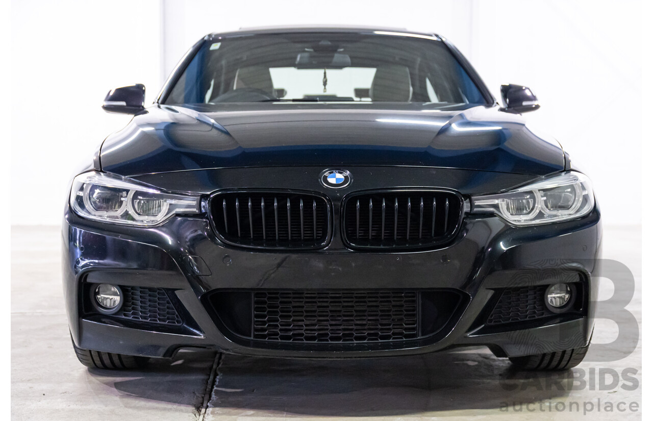 06/2016 BMW 320d M Sport (RWD) F30 LCI 4d Sedan Black Sapphire Metallic Turbo Diesel 2.0L