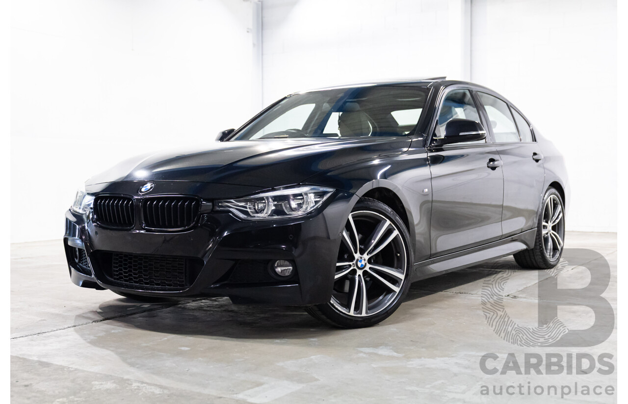 06/2016 BMW 320d M Sport (RWD) F30 LCI 4d Sedan Black Sapphire Metallic Turbo Diesel 2.0L