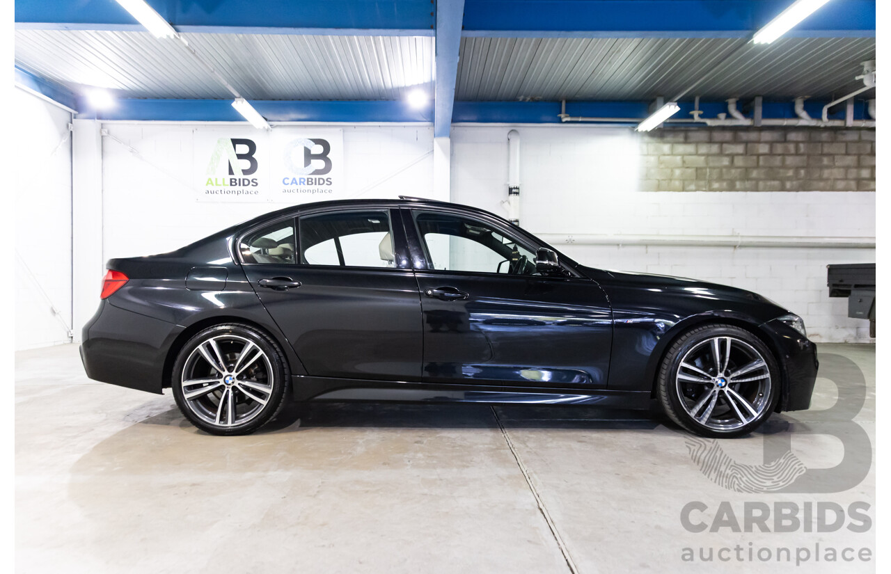 06/2016 BMW 320d M Sport (RWD) F30 LCI 4d Sedan Black Sapphire Metallic Turbo Diesel 2.0L