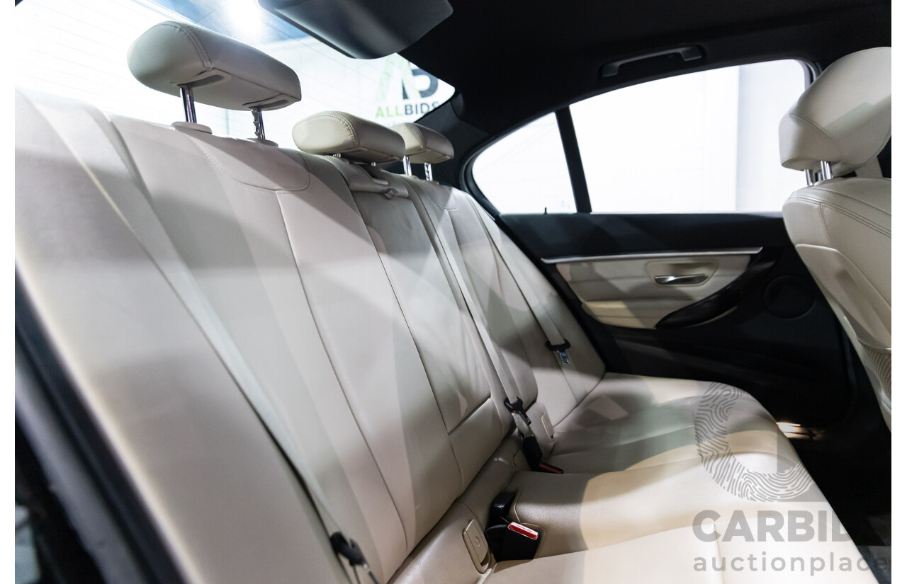 06/2016 BMW 320d M Sport (RWD) F30 LCI 4d Sedan Black Sapphire Metallic Turbo Diesel 2.0L