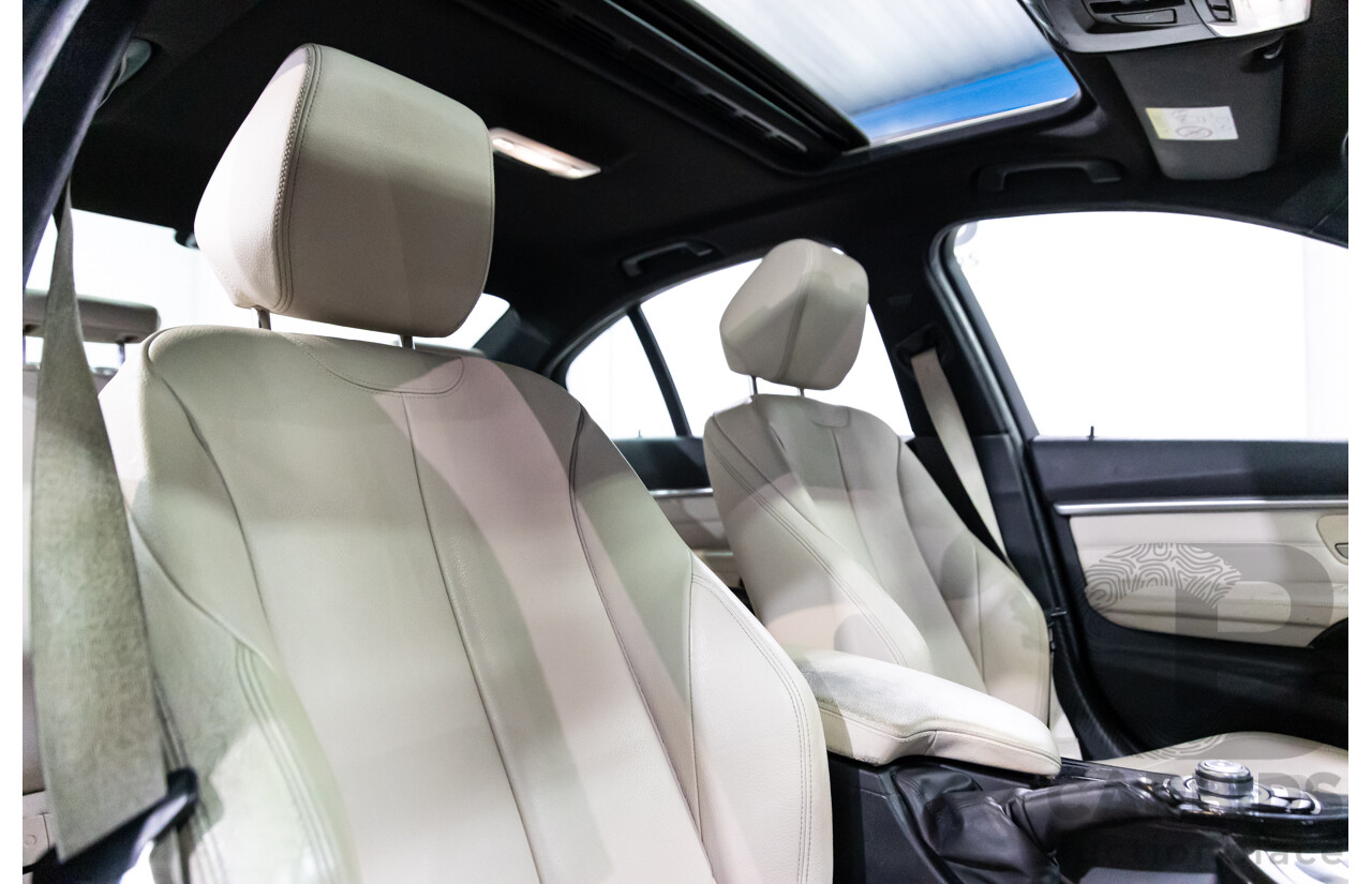 06/2016 BMW 320d M Sport (RWD) F30 LCI 4d Sedan Black Sapphire Metallic Turbo Diesel 2.0L