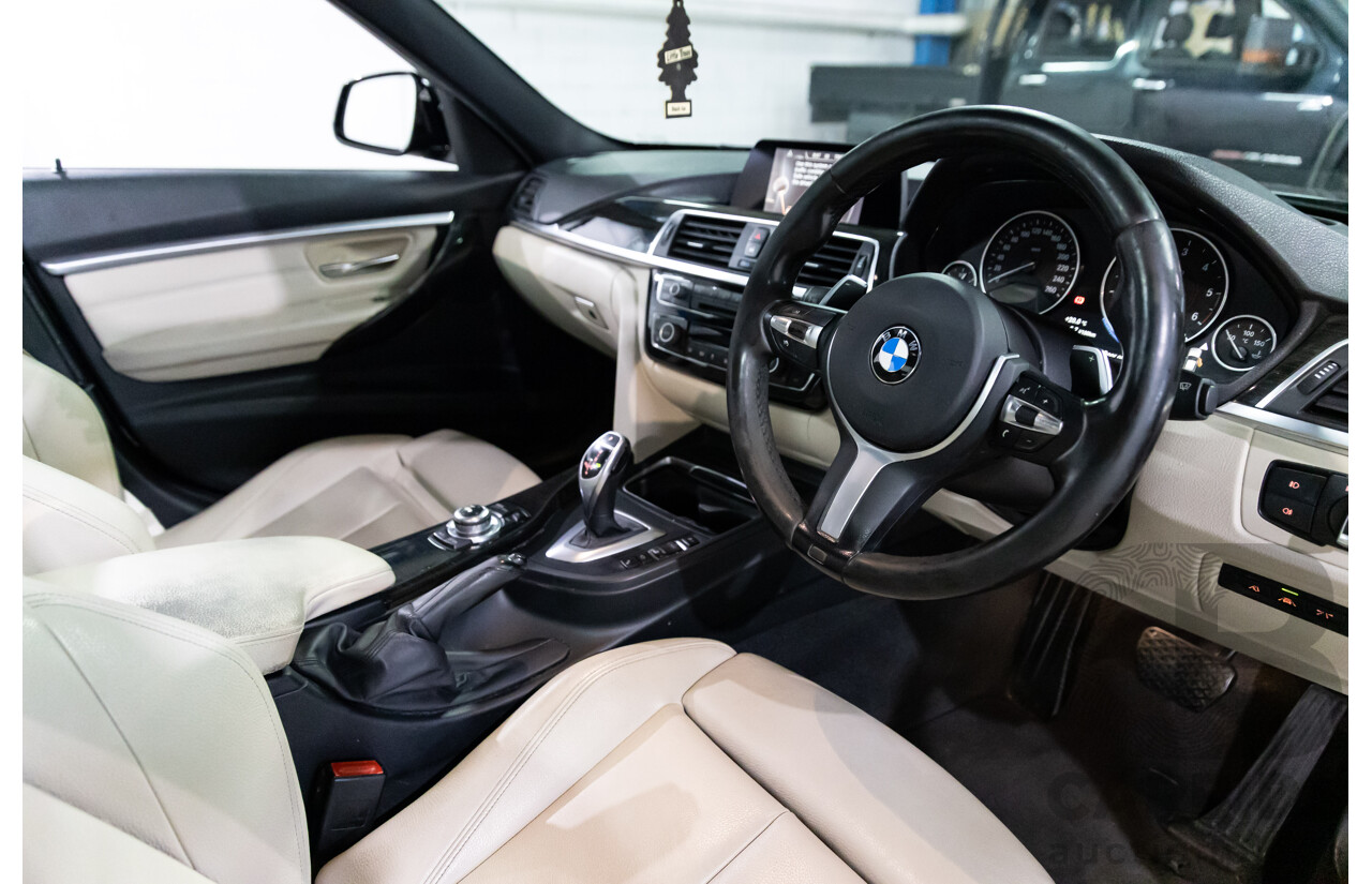06/2016 BMW 320d M Sport (RWD) F30 LCI 4d Sedan Black Sapphire Metallic Turbo Diesel 2.0L