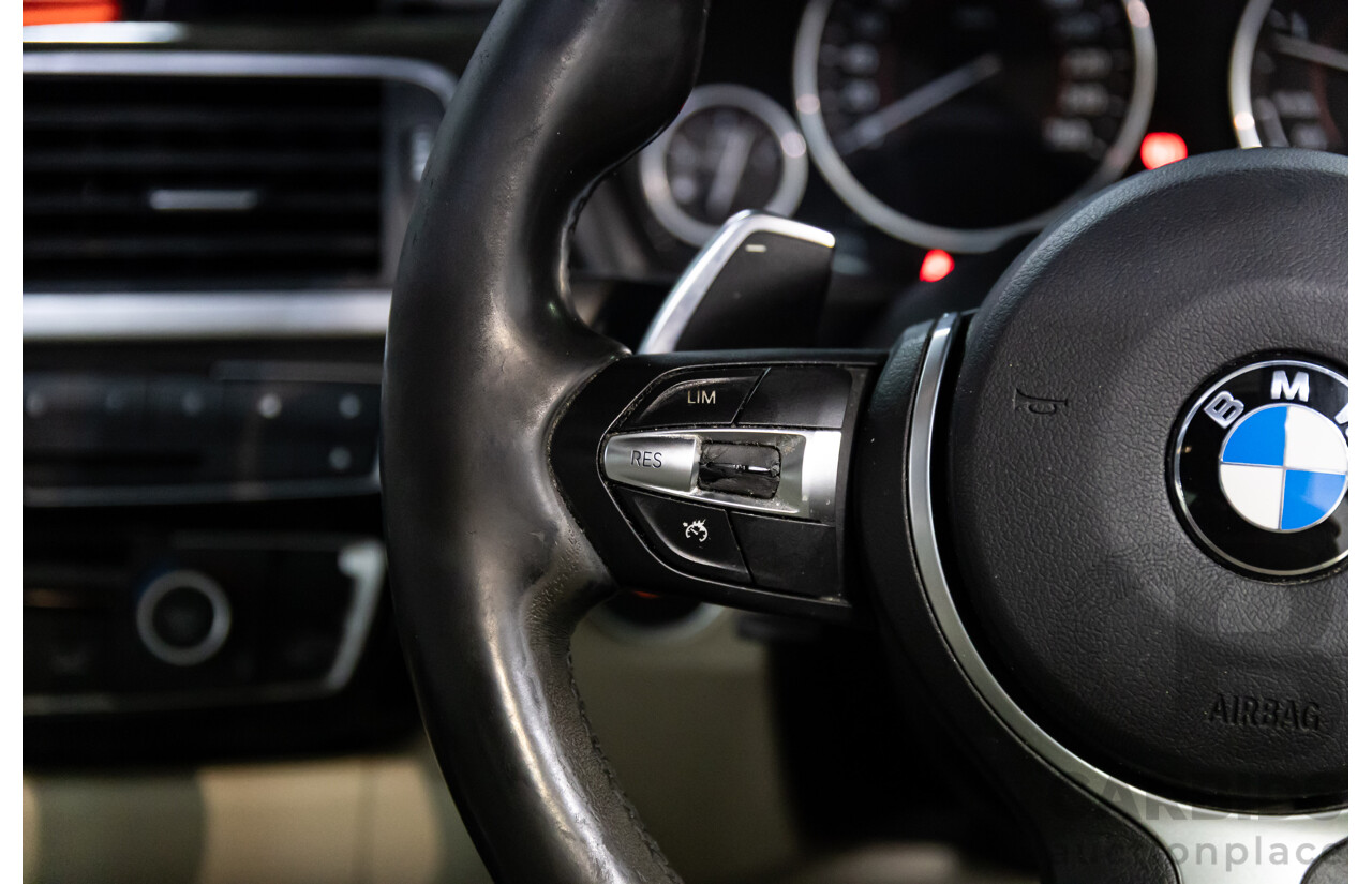 06/2016 BMW 320d M Sport (RWD) F30 LCI 4d Sedan Black Sapphire Metallic Turbo Diesel 2.0L