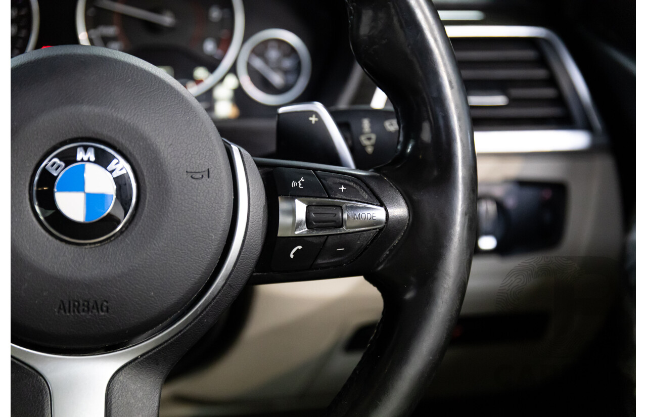 06/2016 BMW 320d M Sport (RWD) F30 LCI 4d Sedan Black Sapphire Metallic Turbo Diesel 2.0L