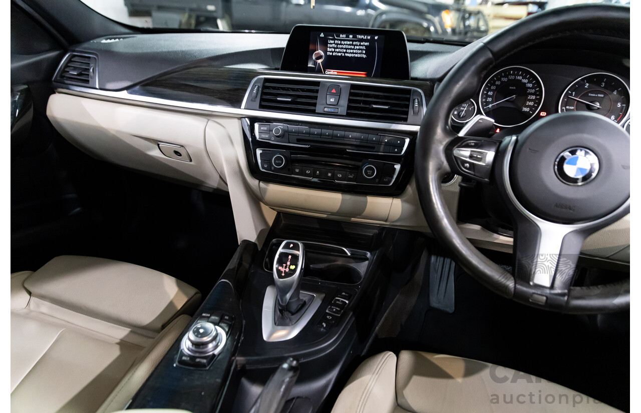 06/2016 BMW 320d M Sport (RWD) F30 LCI 4d Sedan Black Sapphire Metallic Turbo Diesel 2.0L