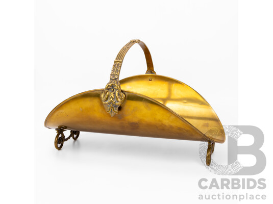 1662025 · Vintage Brass Log Holder