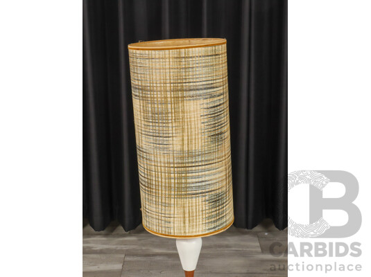 Vintage Teak and Ceramic Table Lamp by Lyndale