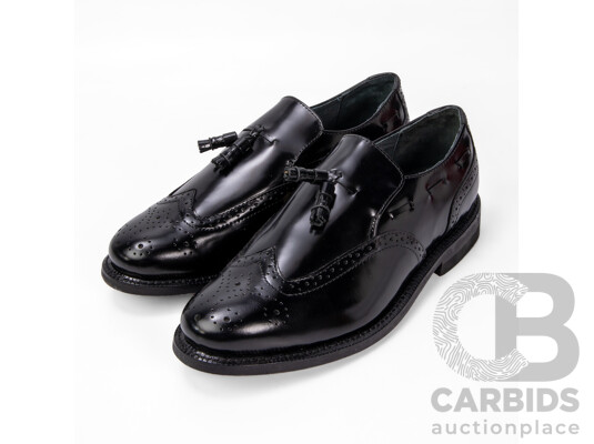Pair of Leather Executive Imperials 370 Men's Dress Shoes Black , Size 11.5