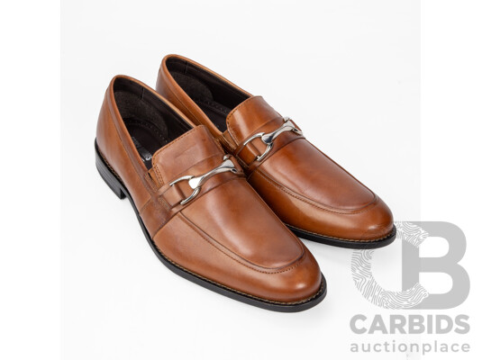 Pair of Stacy Adams Men's Loafers Tan, Size 12