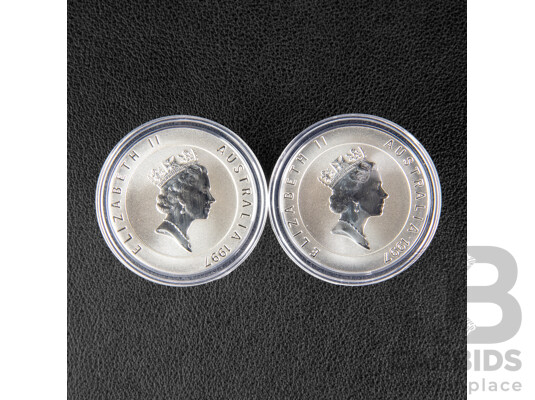 Australian RAM 1997 Silver Ten Dollar Coins of the Harbour City .999