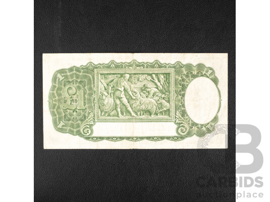 Australian 1952 One Pound Note, R32 Coombs/Wilson, W99 696389