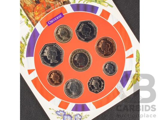 United Kingdom 1997 Brilliant UNC Nine Coin Collection