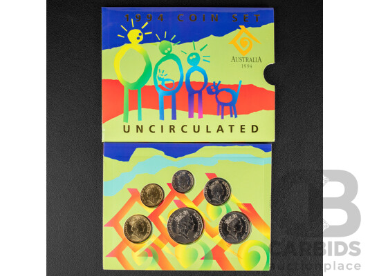 Australian RAM 1994 Six UNC Coin Set, International Year of the Family