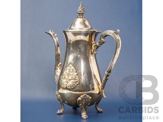 Vintage Silver Plated Coffee Pot - by Viners