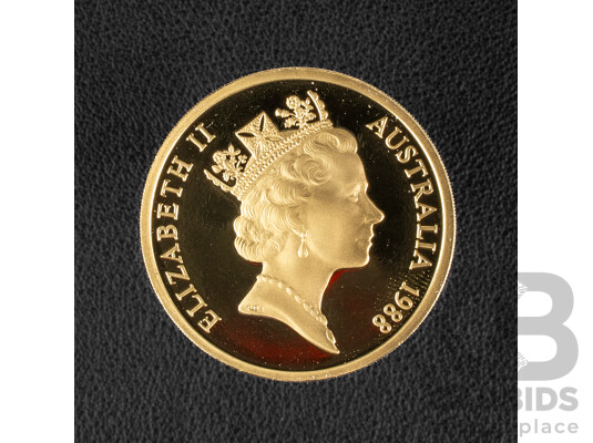 Australian RAM 1988 Proof Five Dollar Coin, Australian Bicentennial