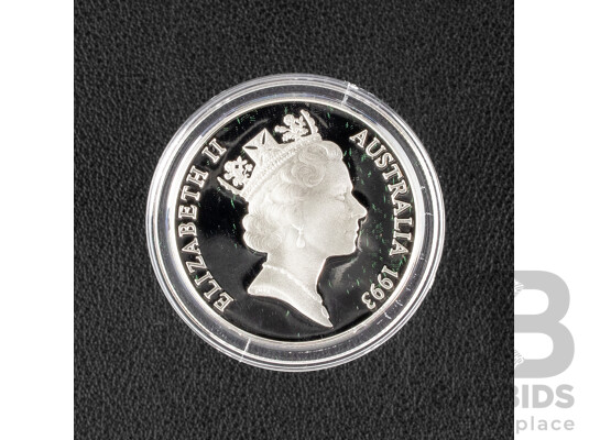 Australian RAM 1993 Silver Proof Ten Dollar Coin, State Series, Australian Capital Territory .925