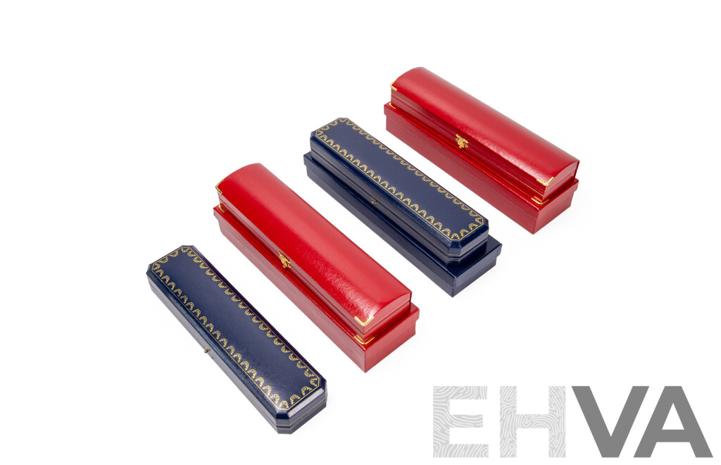 Bracelet Boxes by Cartier - Lot of 4