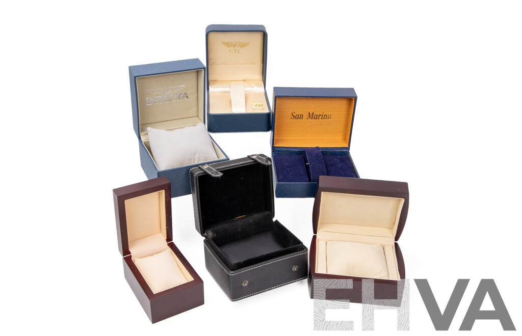 Lot of Watch Boxes - Lot of 6