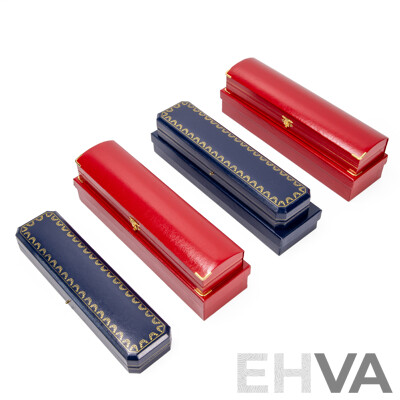 Bracelet Boxes by Cartier - Lot of 4