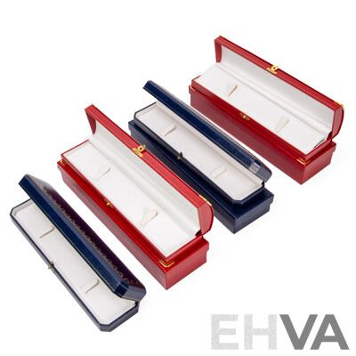 Bracelet Boxes by Cartier - Lot of 4