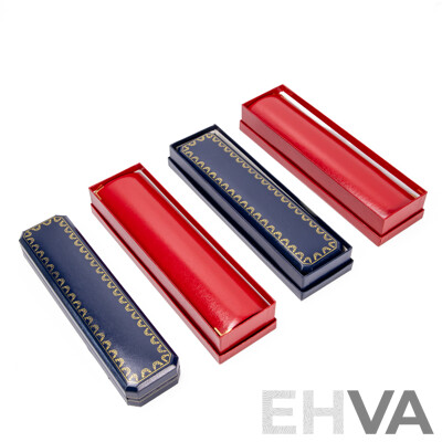 Bracelet Boxes by Cartier - Lot of 4