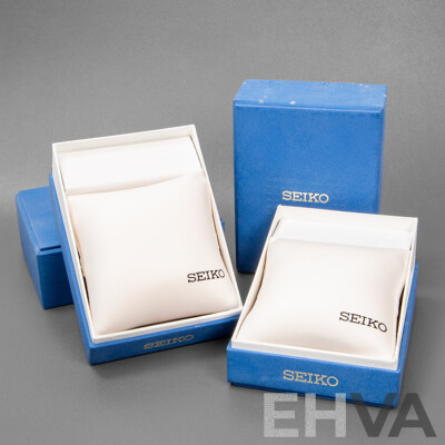 Authentic Seiko Watch Boxes - Lot of 2