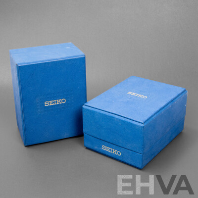 Authentic Seiko Watch Boxes - Lot of 2