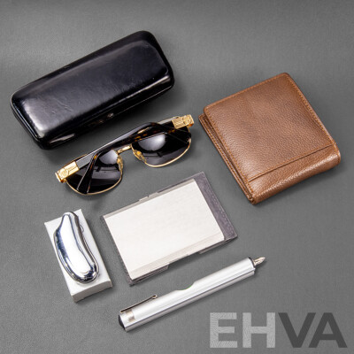 Men's Bundle - Sunnies, Lighter Cover, Wallet, Card Holder & Multi Tool - Lot of 5