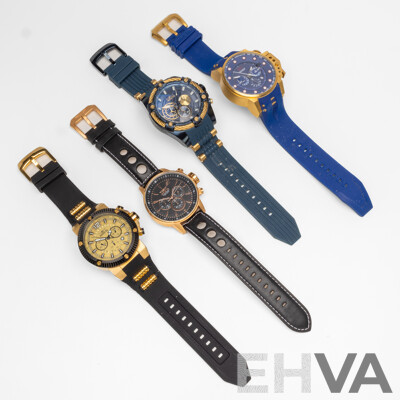 Men's Collection of Watches by Invicta - Lot of 4