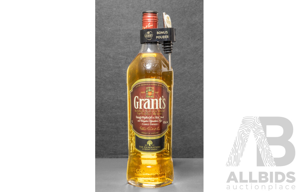 Grant's Family Reserve Blended Scotch Whisky with Branded Measure