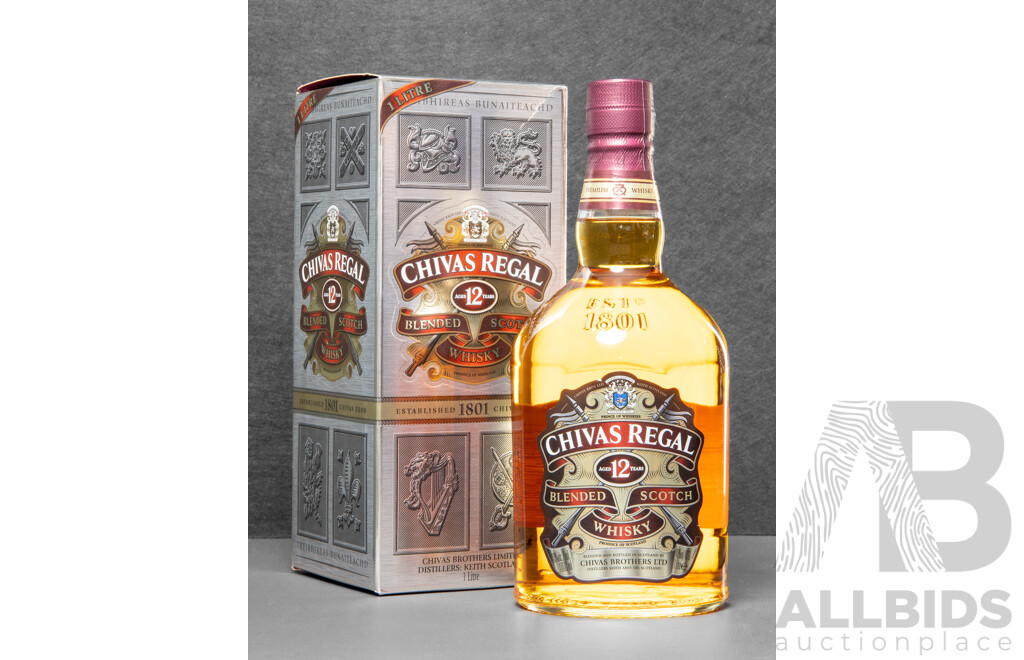Chivas Regal 12 Year Old Blended Scotch Whisky in Presentation Box